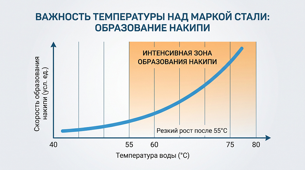 Температура уставки решает больше, чем марка стали