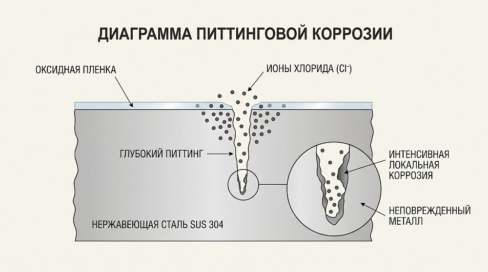 Нержавейка SUS 304: рабочая лошадка и её предел