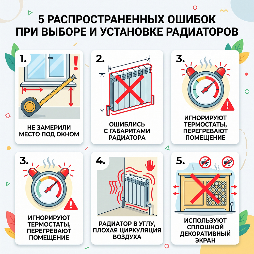 Пять ошибок при выборе высоты